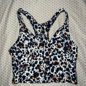 SAGE COLLECTION Cropped Tank Top Built-In Bra Size Small